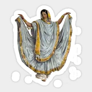 Dancing Woman of Bengal Sticker